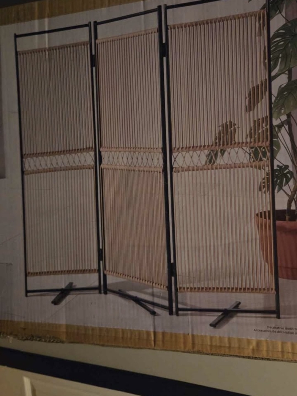 3 panel Privacy Screen Indoor/Outdoor